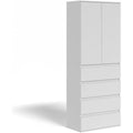 Kleiderschrank aus Holzwerkstoff mit Schubladen