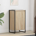 Sideboard verbindet ein Metallgestell und Schubladen