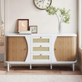 Sideboard mit Schiebetueren und Schubladen