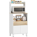 Sideboard aus Samt und Metall in Weiss und Naturbraun
