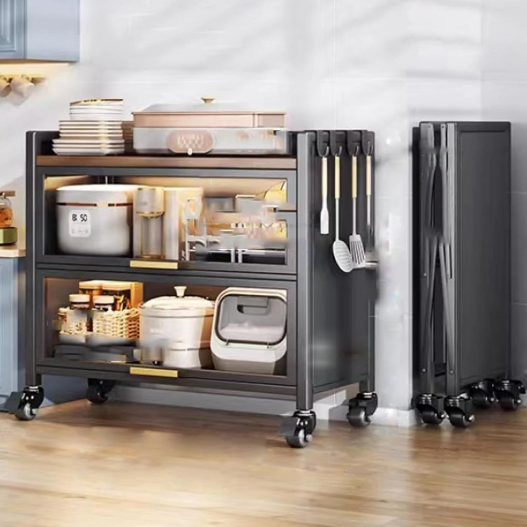 Rollen praegen das Sideboard aus Metall