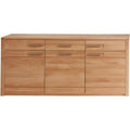 Beschichtete Flaechen und sanft schliessende Fronten an dem Sideboard