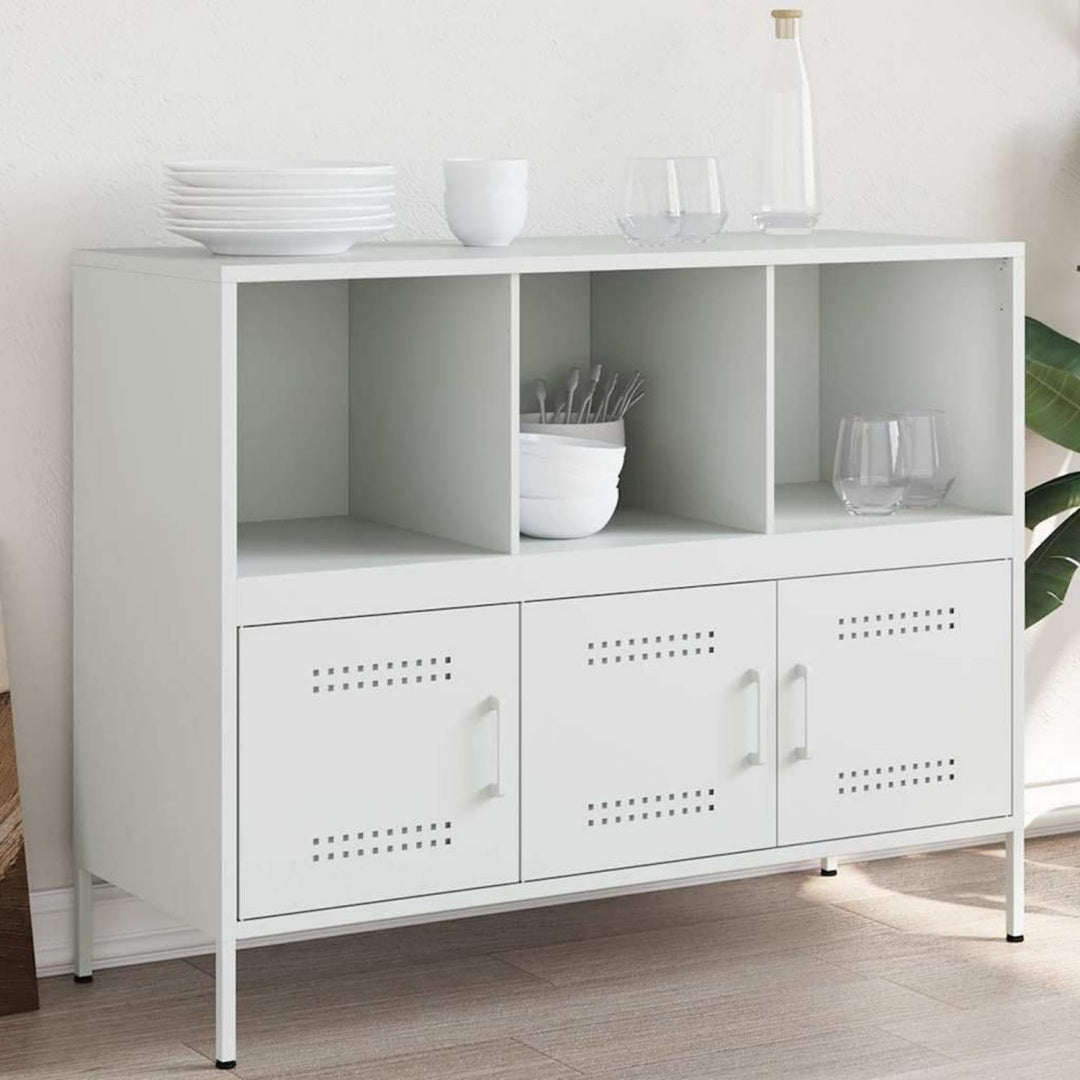 Sideboard mit den Massen 100.5 x 39 x 79 cm in Weiss
