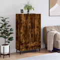Die Gestaltung von dem Hochschrank wird durch Holzwerkstoff gepraegt mit den Massen 69.5 x 31 x 115 cm