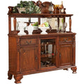 3 Tueren praegen das Sideboard in Braun