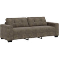Sofa aus Kunstleder in Dunkelgrau
