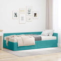 Das Bettgestell nimmt mit 200 x 80 cm Gestalt an
