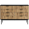 Sideboard mit Schubladen und Reliefstrukturen
